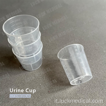 Contenitore di test delle urine usa e getta